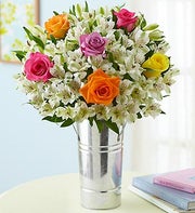 Assorted Rose & Peruvian Lily Bouquet