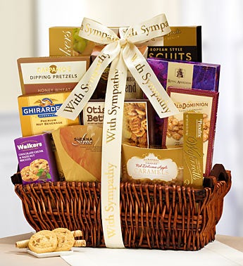 Caring Thoughts Sympathy Gift Basket