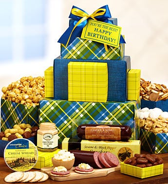 You?re the Best! Happy Birthday Gourmet Tower