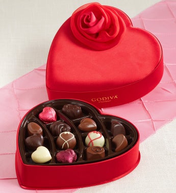 Godiva� Fabric Heart Box