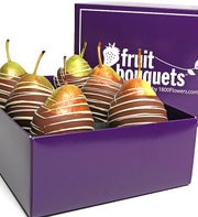 Belgian Chocolate Covered Pears