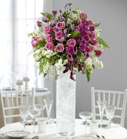 Purple Elegance Luxury Centerpiece
