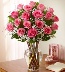 Stem Pink Roses