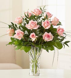 Rose Crystal Vase
