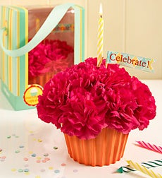 Cupcake in Bloom Hot Pink