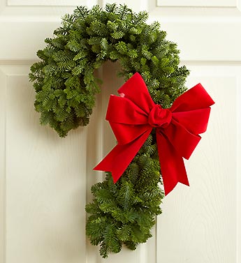 Celebration Candy Cane Wreath