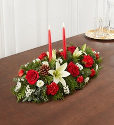 Traditional Christmas Centerpiece - Medium