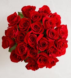 Two Dozen Red Roses - Bouquet Only