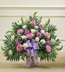 Funeral Flowers by 1800Flowers. com - Heartfelt Tribute Floor Basket Arrangement - Medium