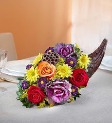  Flowers  on Fresh Flower Cornucopia   Small   Price  59 99   Shop 1 800 Flowers
