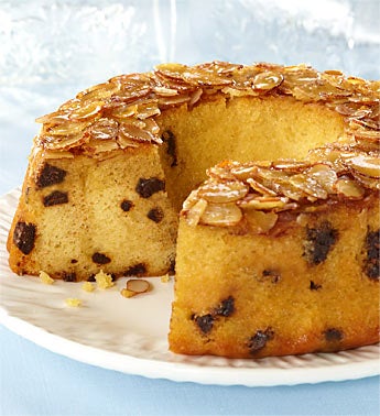 Luscious Amaretto Chocolate Chip Cake