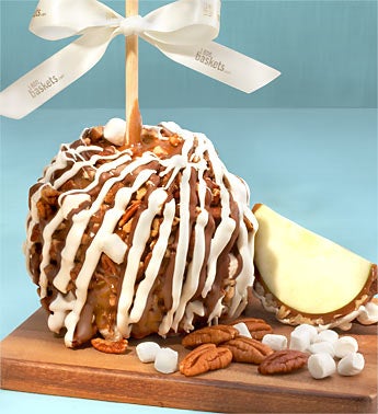 Gourmet Rocky Road Caramel Apple