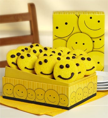 All Smiles Cookie Gift Box and Gift Basket 