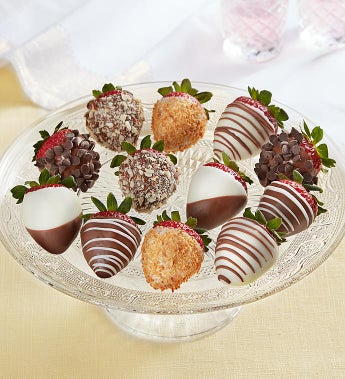 Fannie May Deluxe Chocolate Covered Strawberries