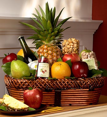 Bountiful Fruit & Gourmet Gift Basket Large