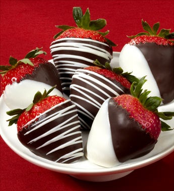 Decadent Chocolate Dipped Strawberries 6 ct