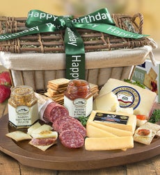 Image: Birthday Deluxe Epicurean Meat & Cheese Basket