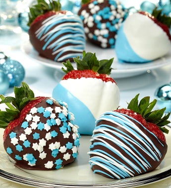 Fannie May Hanukkah Chocolate Strawberries