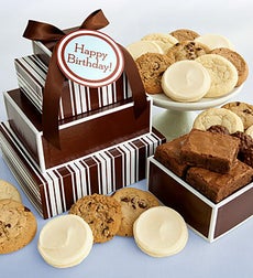 Cheryl's Birthday Classic Cookie Gift Tower - Cheryl's Birthday Classic Cookie Tower