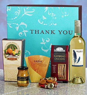 Thank You Vineyard Select White Wine Gift Box