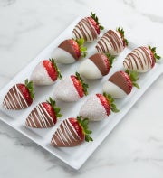 Fannie May Elegant Strawberry Rose Box