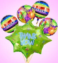 Thank You Burst Mylar Bundle