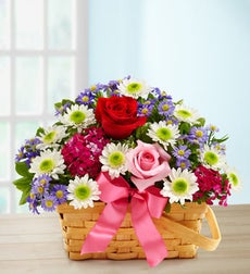  Flowers  on Flower Basket   Large   Price  59 99   Shop 1 800 Flowers Com Flowers