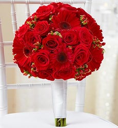 Red Bridal Bouquet