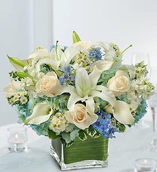 Blue and White Centerpiece Package