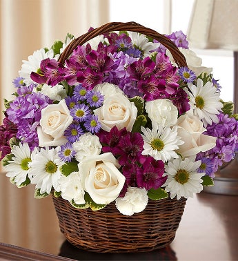 Peace, Prayers & Blessings - Lavender and White