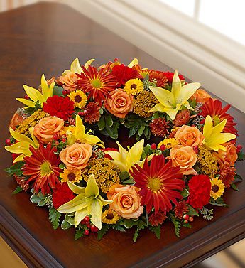 Cremation Wreath - Fall