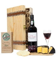 Fine Port and Cheese Gift Basket