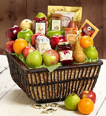Cascade Mountain Gathering Fresh Fruit Gift Basket