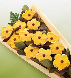 Cheryl's Sunflower Cookie Flowers