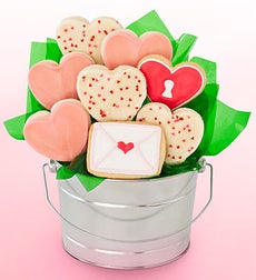 Cheryl's Valentine's Day Cookie Flower Pot