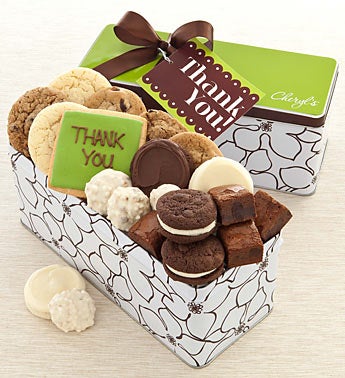 Cheryls Thank You Spring Cookie & Sweets Gift Tin