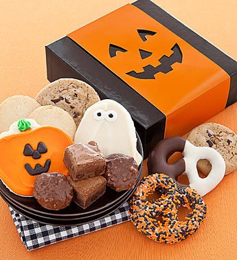 Cheryl's Jack O Lantern Halloween Treats Box