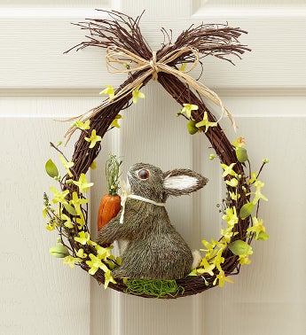 Spring Bunny Wreath