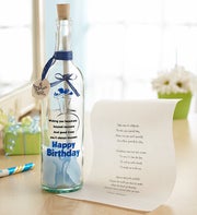 Personalized Message in a Bottle� Birthday Wishes