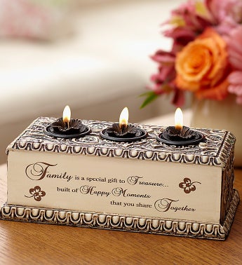 Family Triple Tealight Holder