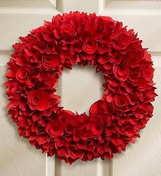 Redwood Rose Wreath - Wreath