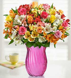 Assorted Roses & Peruvian Lilies  SHOP NOW