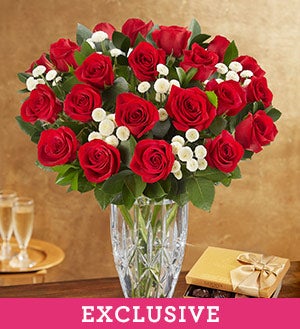 Premium Long Stem Red Roses, 12-24 Stems Shop Now