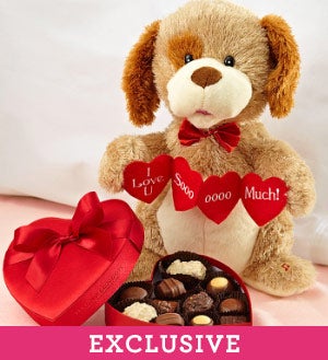 Animated Sugar Pie Puppy with Chocolate Shop Now