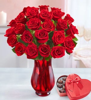 Two Dozen Romantic Red Roses SHOP NOW