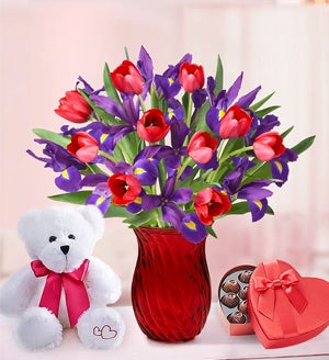 Bunches of Love Tulip & Iris Bouquet  SHOP NOW