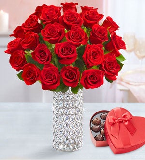 Two Dozen Romantic Red Roses  Shop Now