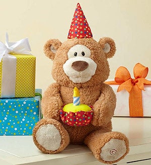 Happy Birthday Animated Bear by Gund®