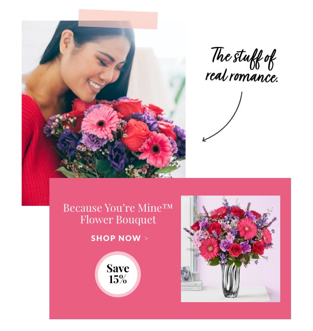Because You're Mine(tm) Flower Bouquet SHOP NOW Save 15%