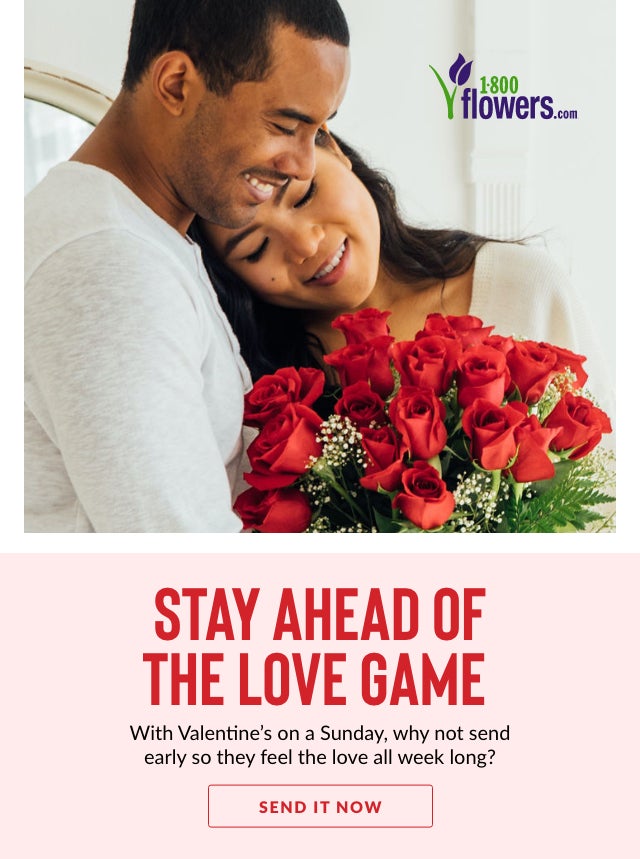 STAY AHEAD OF THE LOVE GAME SEND IT NOW